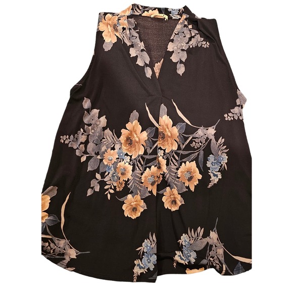 Beacon Tops - Beacon Floral Sleeveless Top